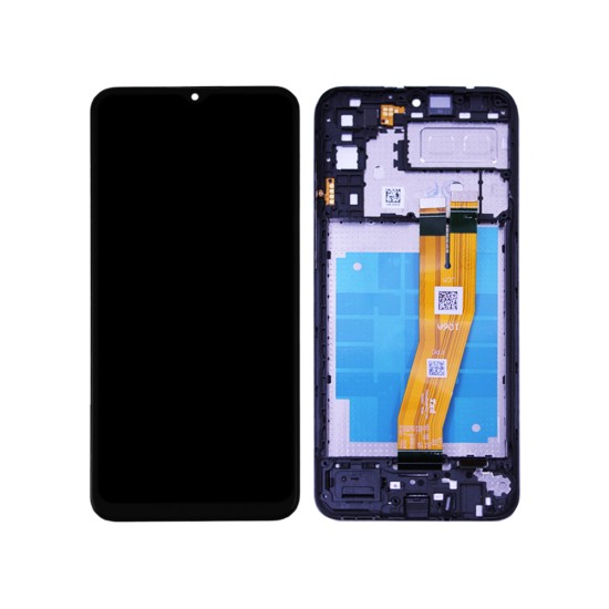 Touch+Display+Frame Samsung Galaxy A04e/A042 Service Pack Black